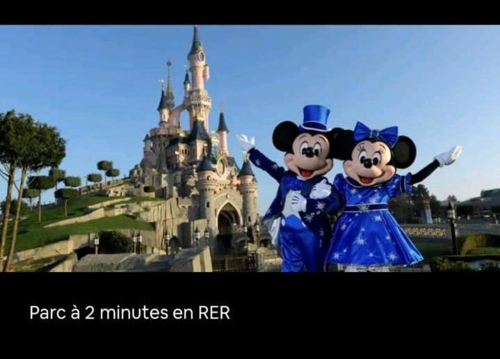 Sweet Appartement Disneyland Paris Parking 300M Station Val D'Europe シェシー エクステリア 写真